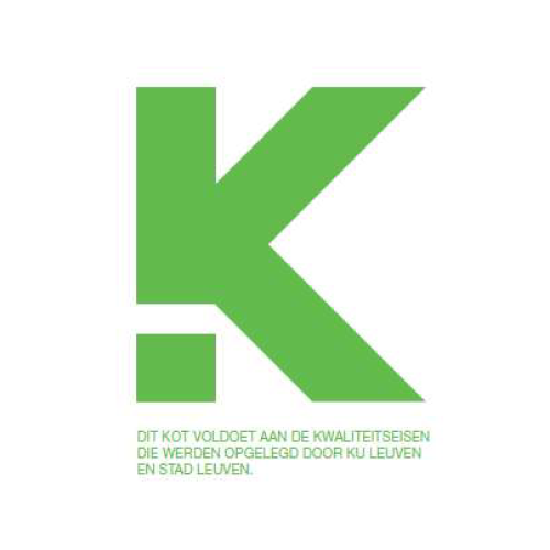 kot label groen
